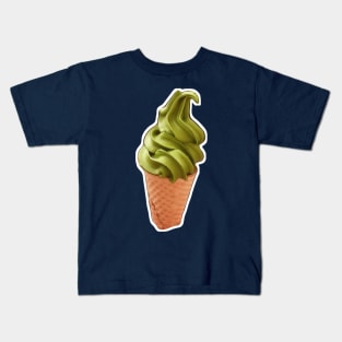 Matcha ice cream Kids T-Shirt